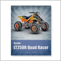Suzuki QuadRacer 250 Metal Print by Flippin Mud